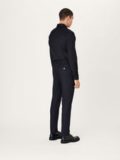 The 24 Trouser Wool Navy Wool Flannel