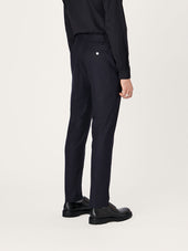 The 24 Trouser Wool Navy Wool Flannel