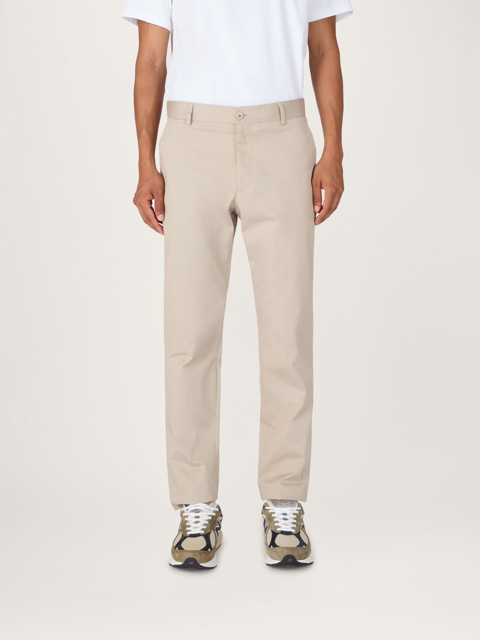 The Essential Chino Beige Stretch Cotton