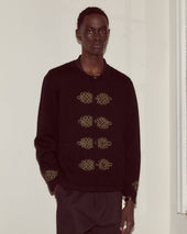Looped Frog Cardigan