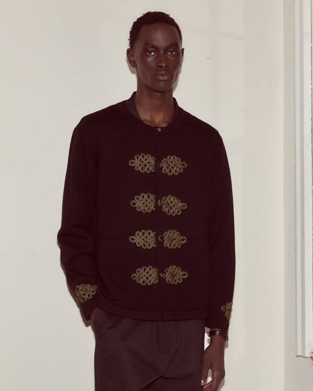 Looped Frog Cardigan