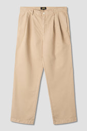 Loose Pleat Chino (Khaki Twill)