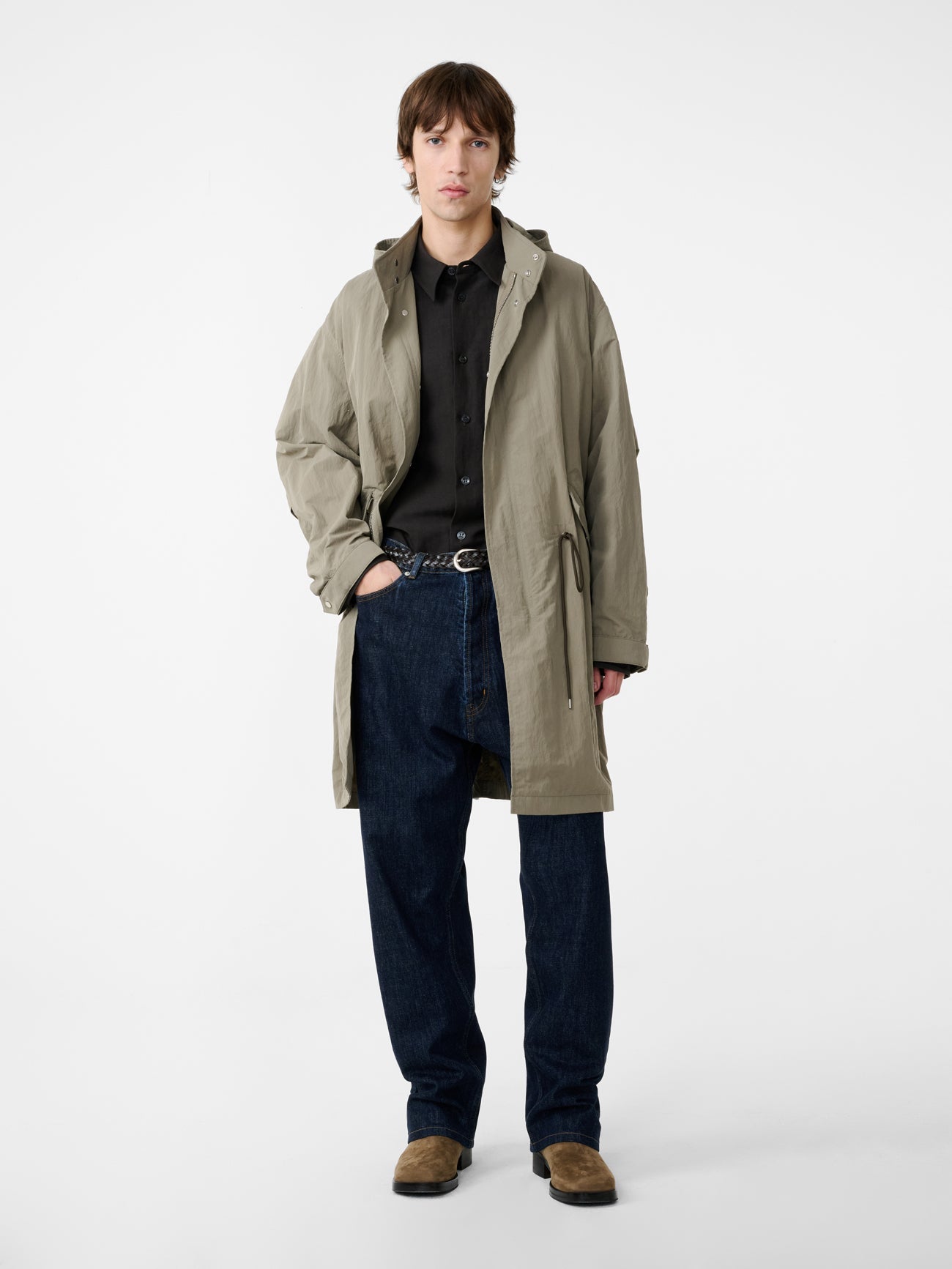 Lotus Coat In Mole