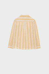 Mango Yarn Dyed Unisex Spread Collar Shirt