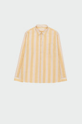 Mango Yarn Dyed Unisex Spread Collar Shirt