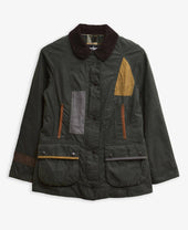 Barbour Re-Loved Beadnell Waxed Jacket - Size 10