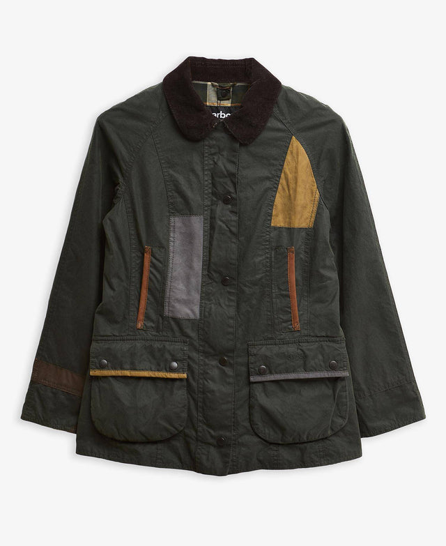 Barbour Re-Loved Beadnell Waxed Jacket - Size 10