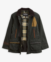 Barbour Re Loved Beadnell Waxed Jacket Size 10