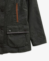 Barbour Re Loved Beadnell Waxed Jacket Size 10