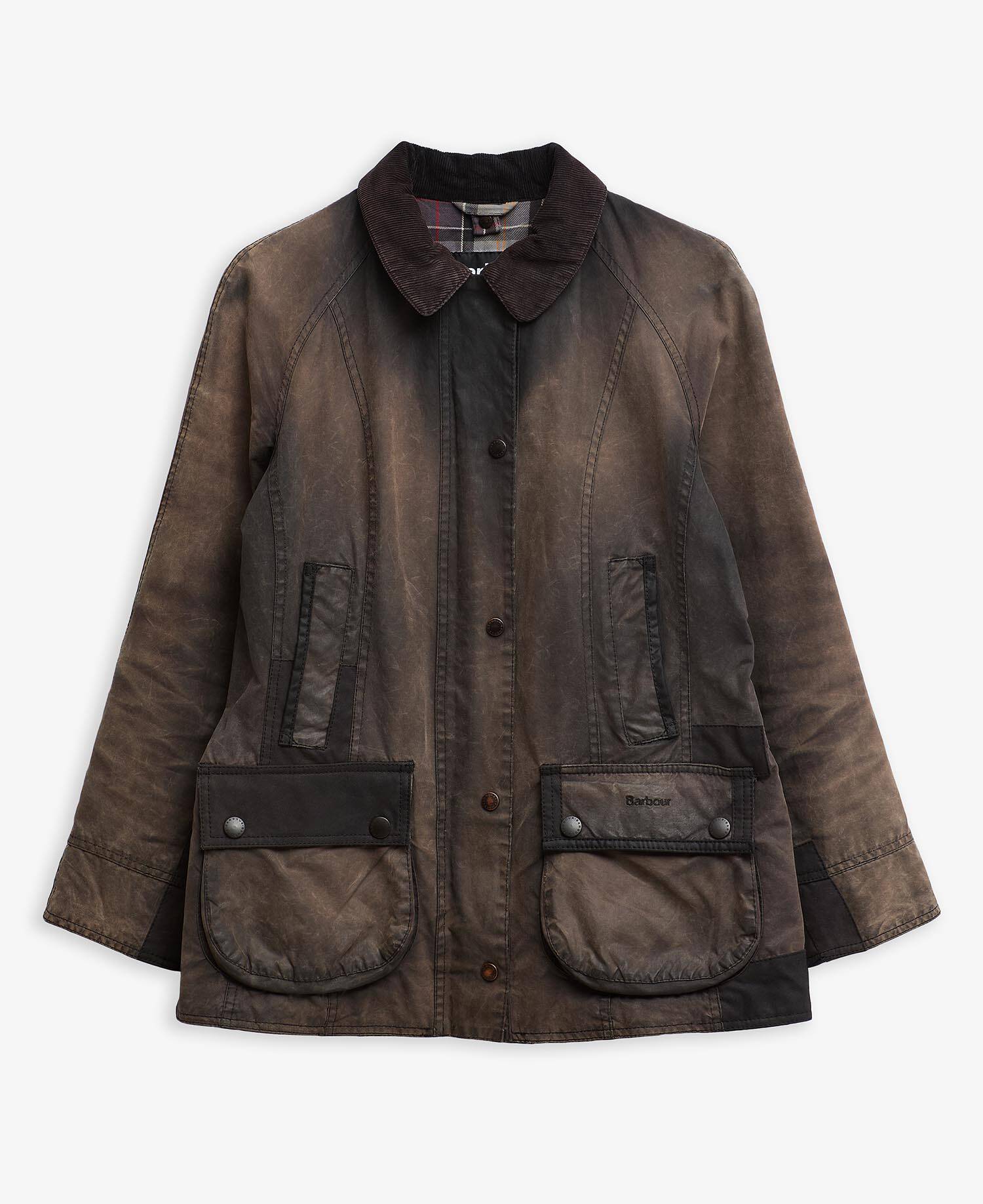 Barbour Re Loved Beadnell Waxed Jacket Size 12