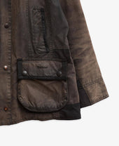 Barbour Re Loved Beadnell Waxed Jacket Size 12