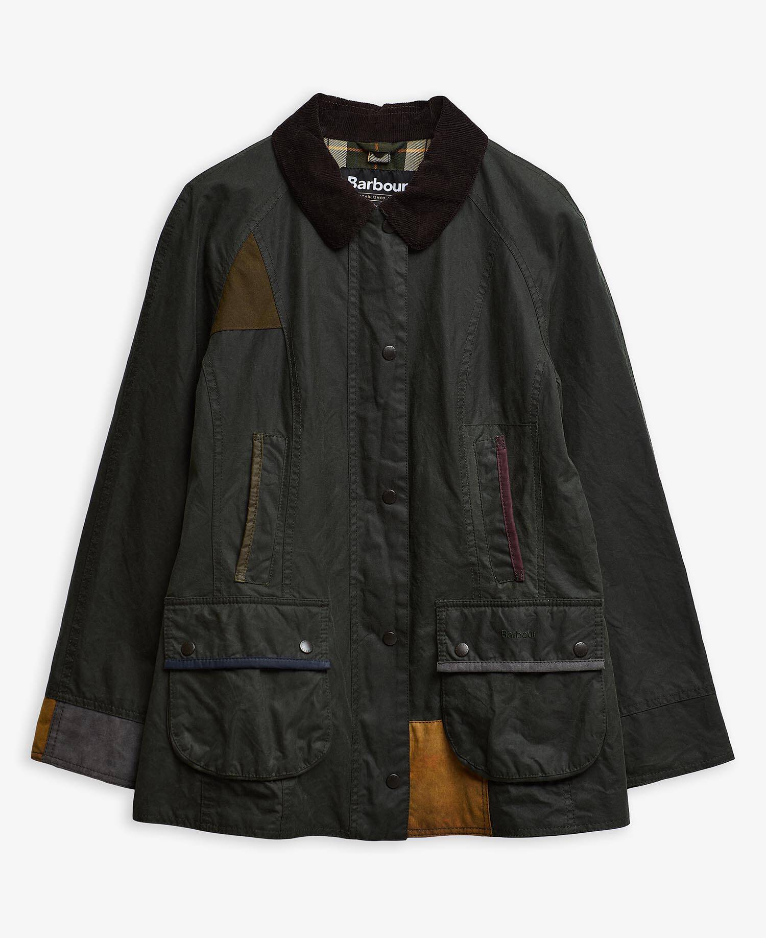 Barbour Re Loved Beadnell Waxed Jacket Size 14