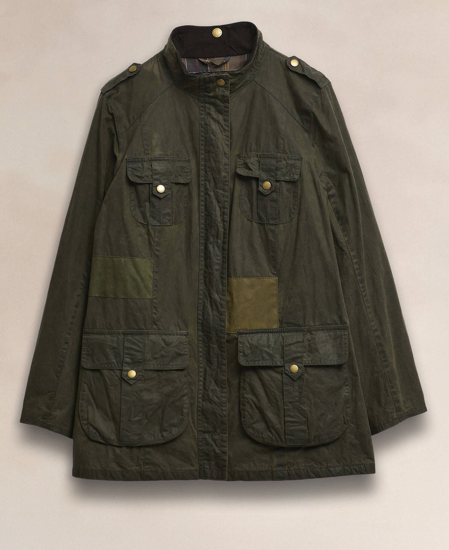 Barbour Re Loved Defence Waxed Jacket Size 18