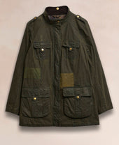 Barbour Re-Loved Defence Waxed Jacket - Size 18