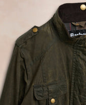 Barbour Re Loved Defence Waxed Jacket Size 18