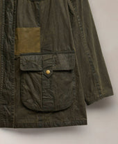 Barbour Re Loved Defence Waxed Jacket Size 18