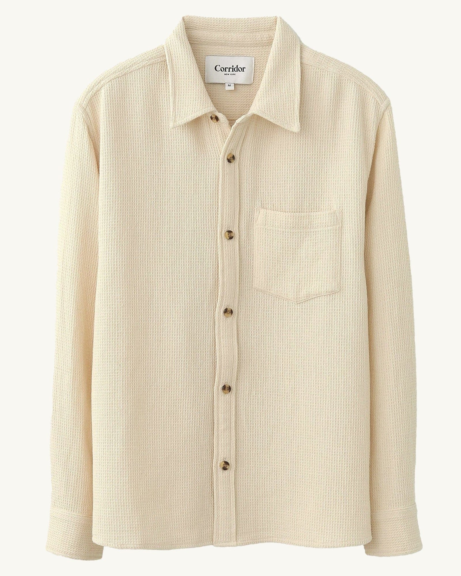 Pigment Dyed Waffle LS - Natural