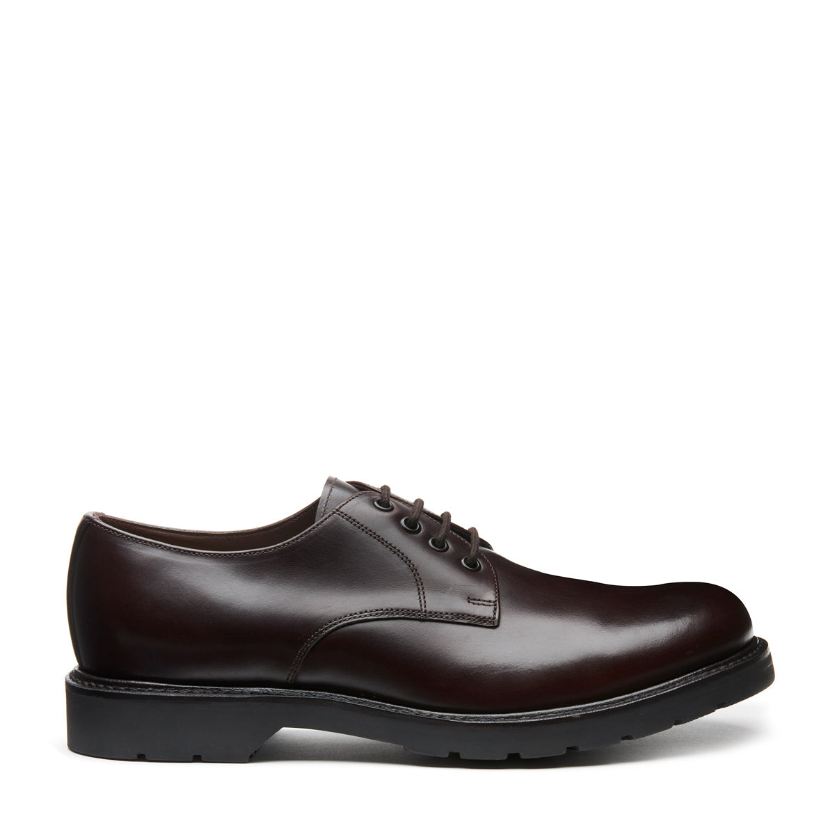 Brown Calf 4 Eye Plain Toe Gibson Shoe
