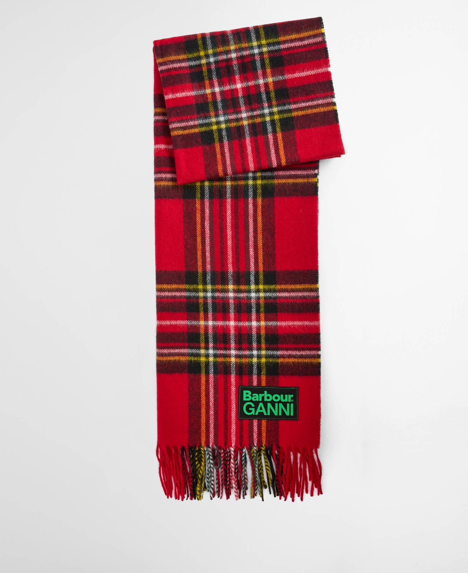 Barbour X Ganni Tartan Scarf