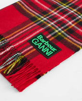 Barbour x GANNI Tartan Scarf