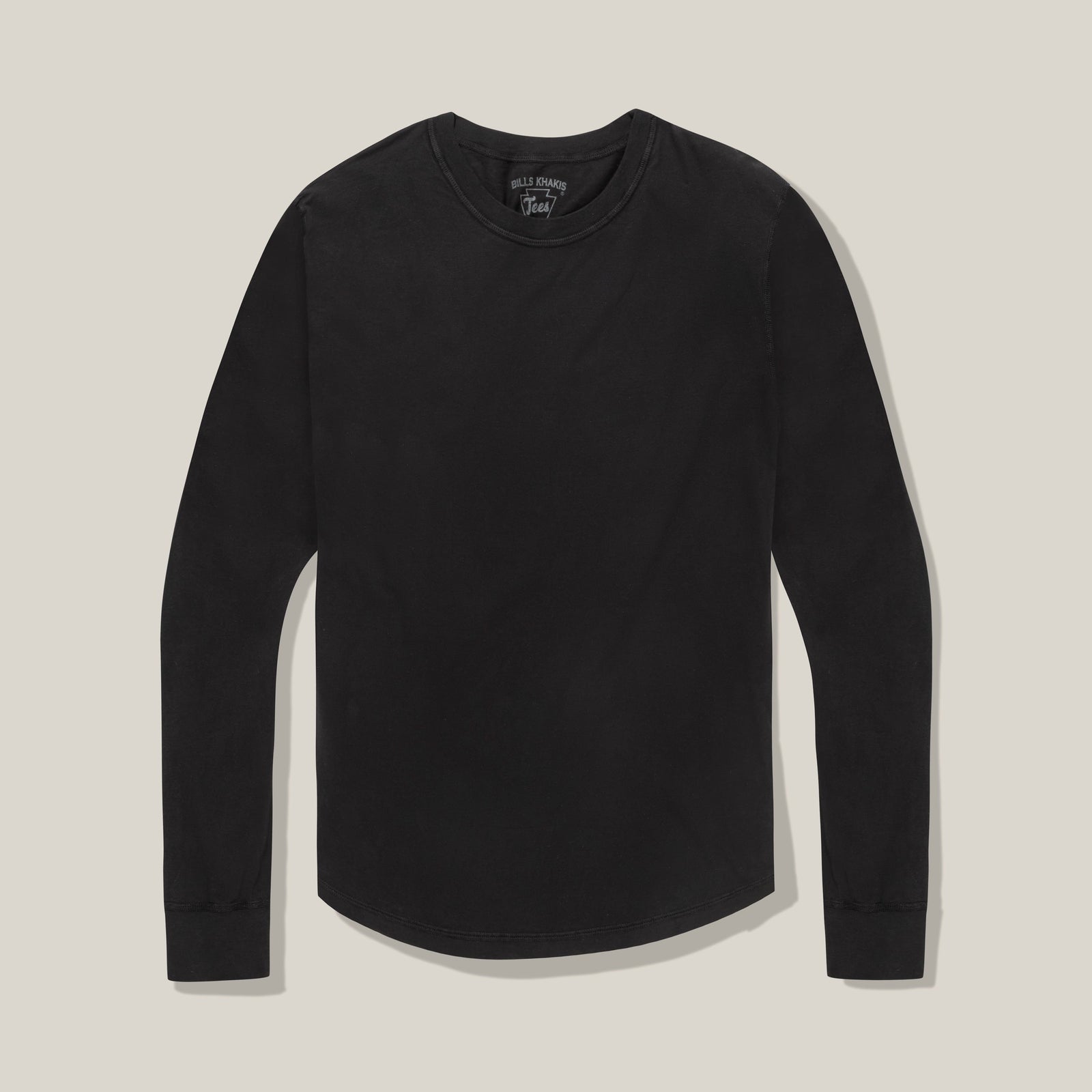 T-Shirts – Long Sleeve –Standard Fit– Coal