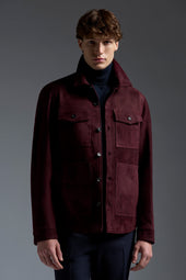 Overshirt PLW61 AQUA SUEDE DOUBLE