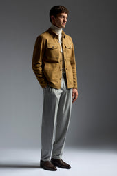 Overshirt PLW61 AQUA SUEDE DOUBLE