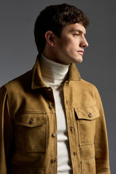 Overshirt PLW61 AQUA SUEDE DOUBLE