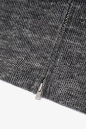 Zip Crewneck Melange