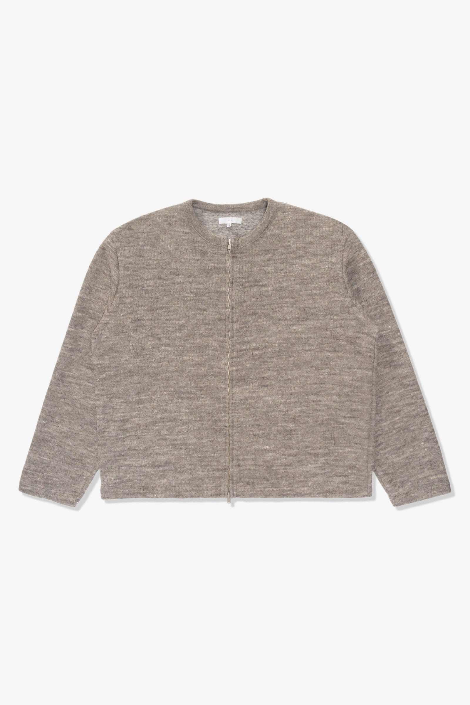 Zip Crewneck Grey Melange