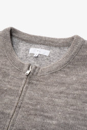 Zip Crewneck Grey Melange