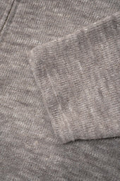 Zip Crewneck Grey Melange