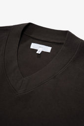 HIGH V-NECK T-SHIRT - TIMBER