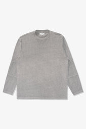 TRI-PANEL L/S T-SHIRT - PIGMENT CHALK
