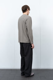 TRI-PANEL L/S T-SHIRT - ANVIL MELANGE