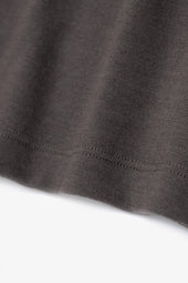 SUMMER WOOL POLO - BROWN CLAY