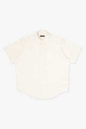 LYNN POPLIN S/S SHIRT - ALMOST YELLOW