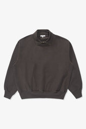 LAYERED 1/4 ZIP - PEWTER