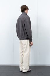 LAYERED 1/4 ZIP - PEWTER