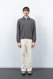 TOPPER 1/4 ZIP - PEWTER