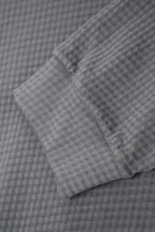 2-PLY GAUZE CREWNECK - PEWTER
