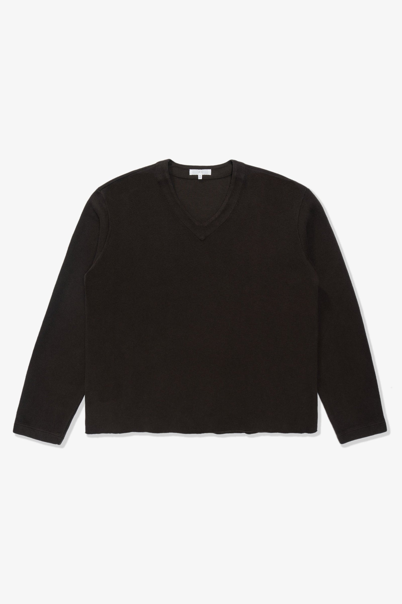Cropped V Neck Sweater Timber