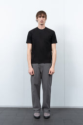 MUNICIPAL POCKET T-SHIRT - BLACK