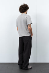 MESH T-SHIRT - PIGMENT CHALK