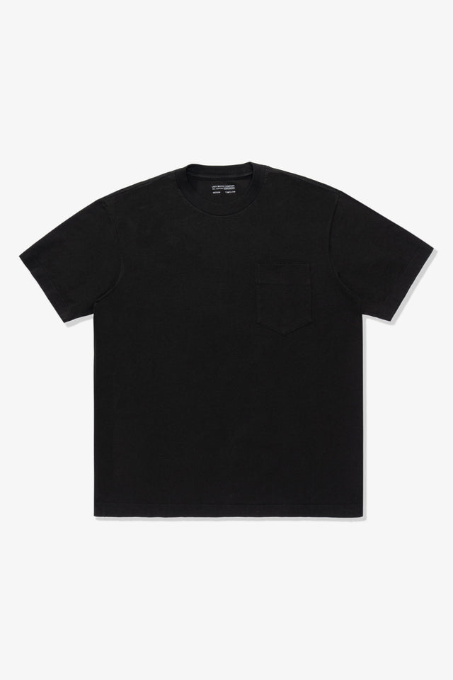 MUNICIPAL POCKET T-SHIRT - BLACK
