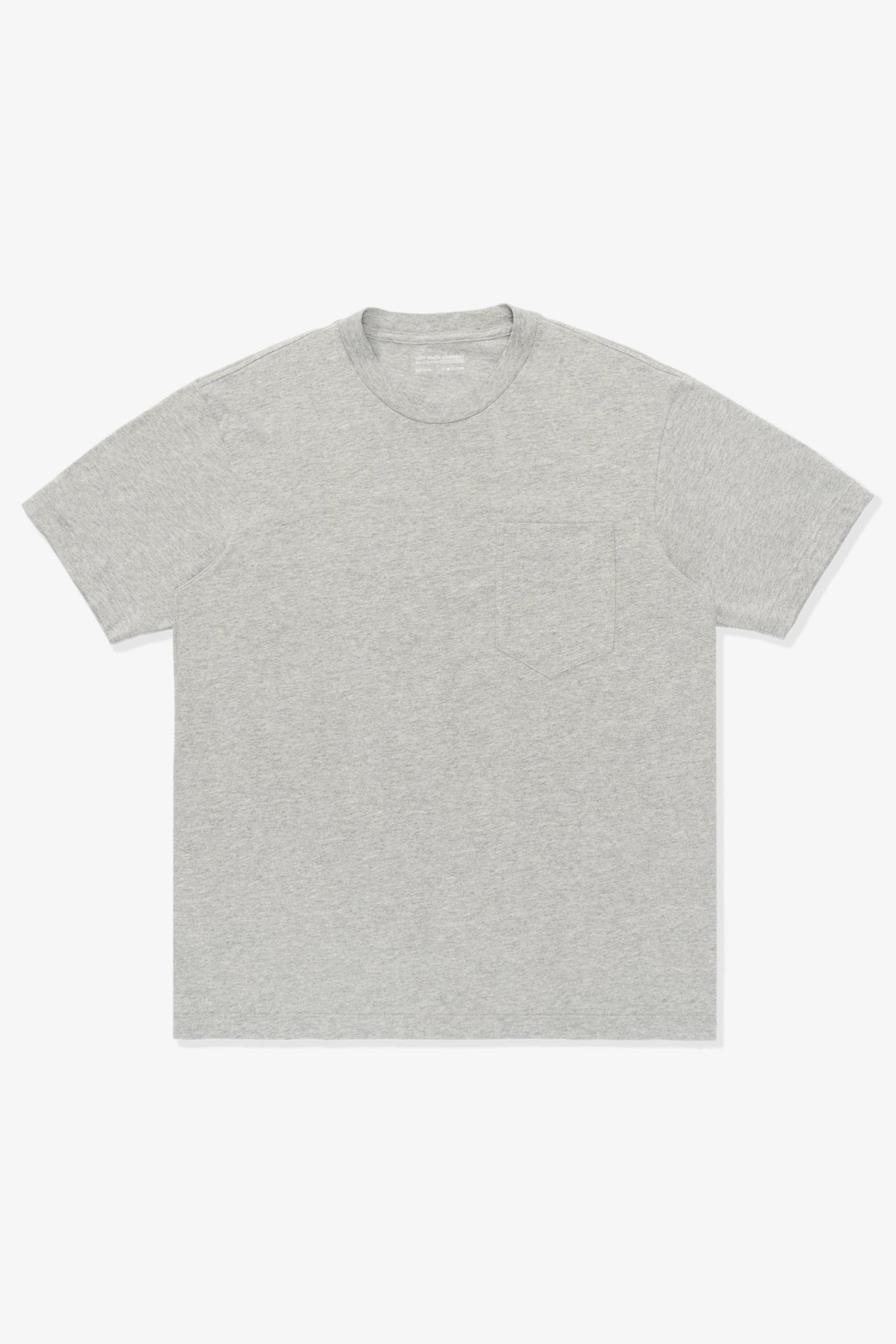 Municipal Pocket T Shirt Heather Grey
