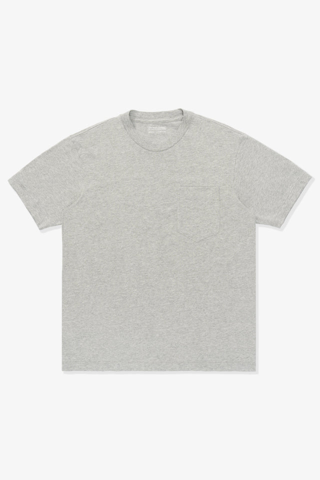 MUNICIPAL POCKET T-SHIRT - HEATHER GREY