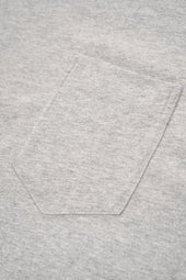 MUNICIPAL POCKET T-SHIRT - HEATHER GREY