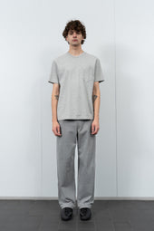 MUNICIPAL POCKET T-SHIRT - HEATHER GREY