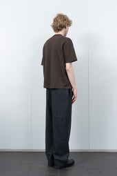 MESH T-SHIRT - BLACK MUSHROOM